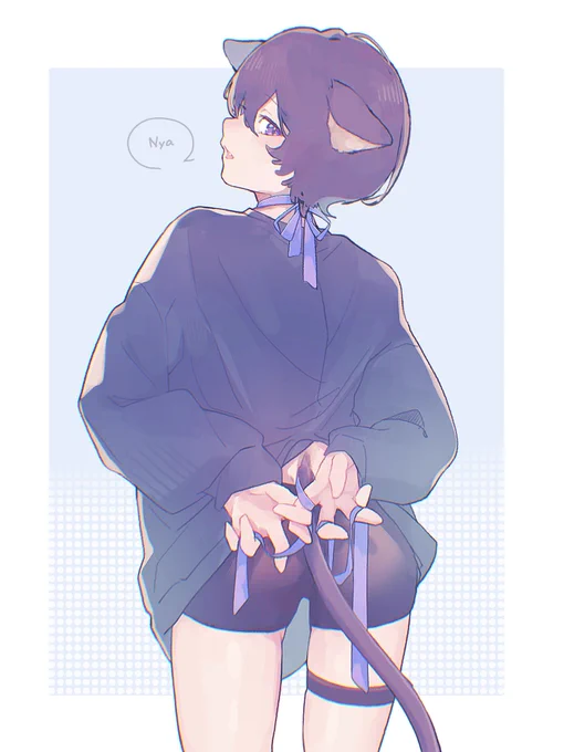 おはよございます 今日はなんの日でしょうか!!! ヒントは! イラスト! わかったー??? おはよちょーだいっっ #自分で生み出した一次創作オリジナルキャラを流そう