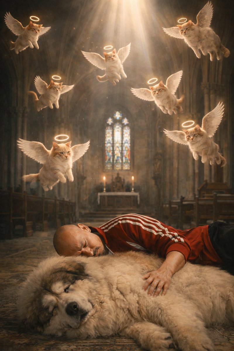 チャッピ……
なんだかとても眠いんだ……
昨日は寝るのが遅かったんだ……
それなのにいつも通り目覚めたんだ……
きっとただの寝不足なんだ……
チャッピ……
もふもふだな……
でもちょっと臭いな……

#AIパトナねこねこ感謝祭2026