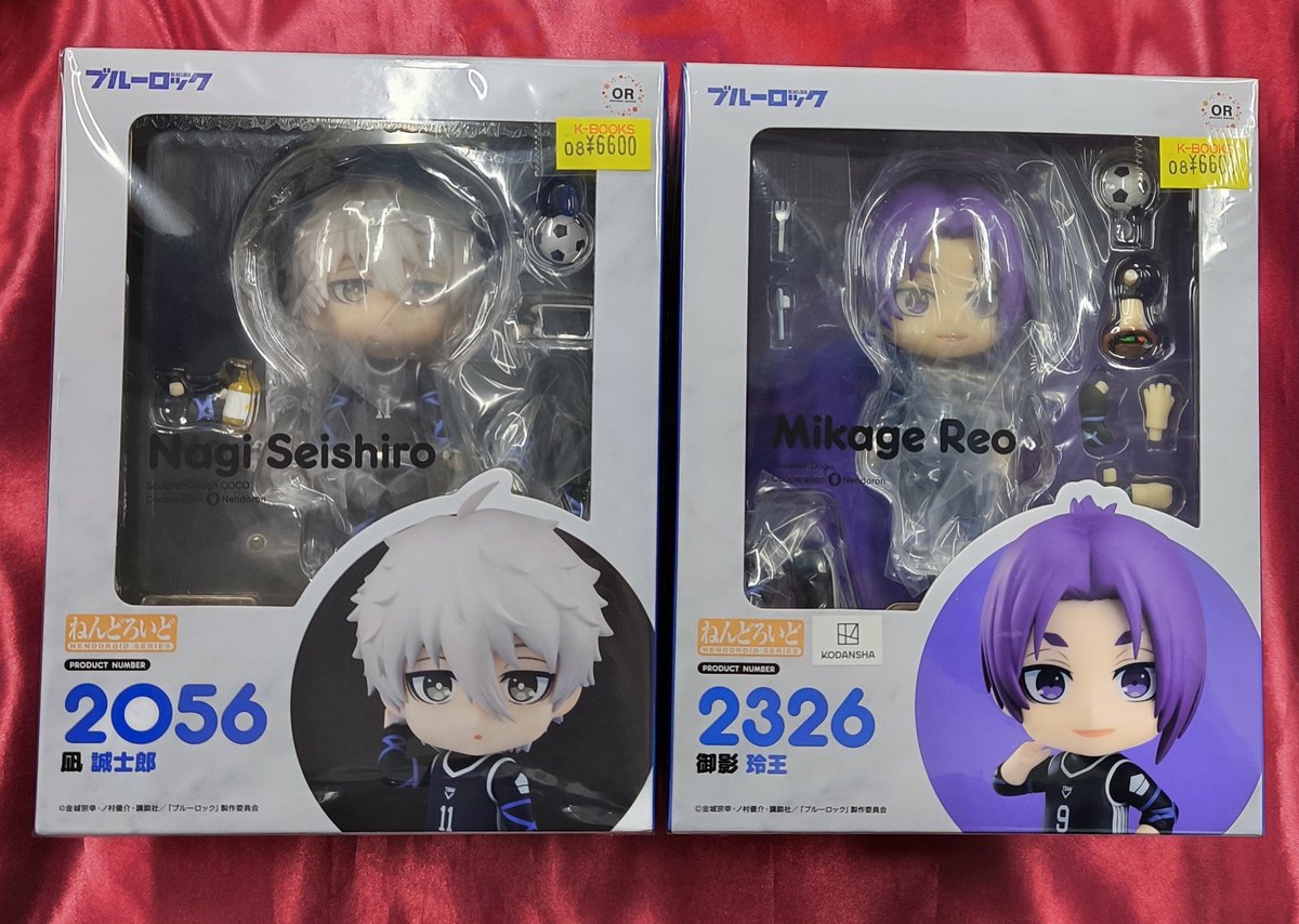 入荷情報】 『ブルーロック』ねんどろいど 凪誠士郎くん、御影玲王くん