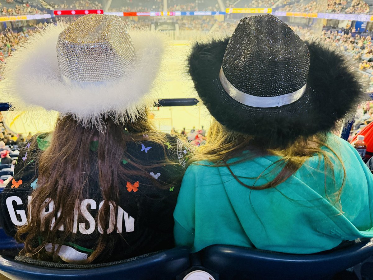 Country night with the <a href="/Chicago_Wolves/">Chicago Wolves</a> means that our sparkly cowboy hat collection will soon be expanding to 3!