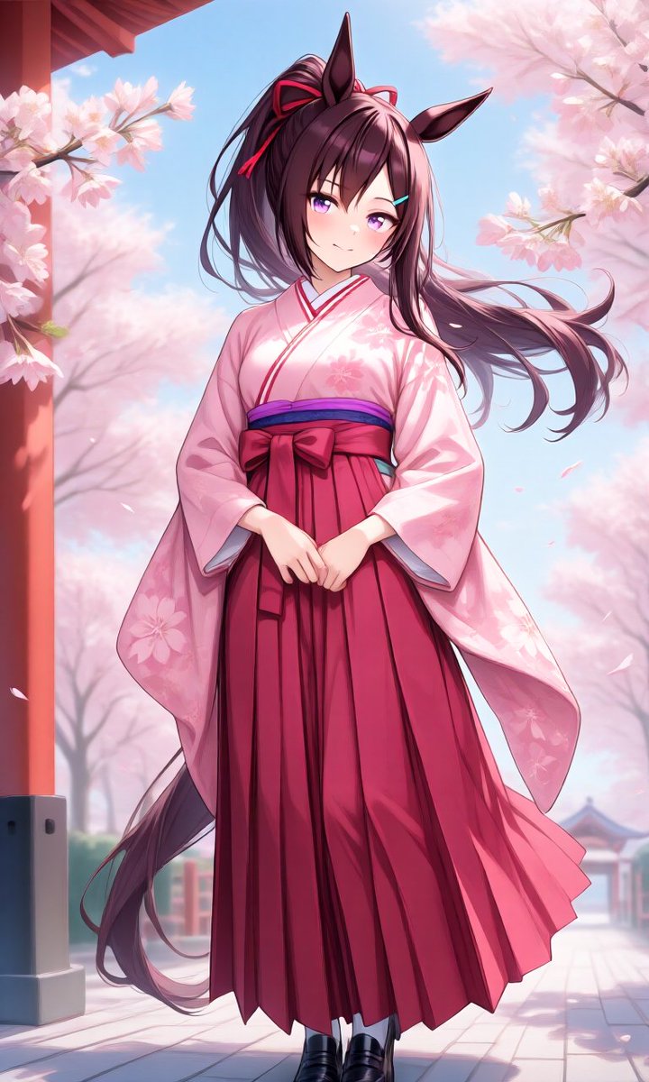 ベルちゃん😊 イメージは真宮寺さくら(サクラ大戦) #メジロドーベル