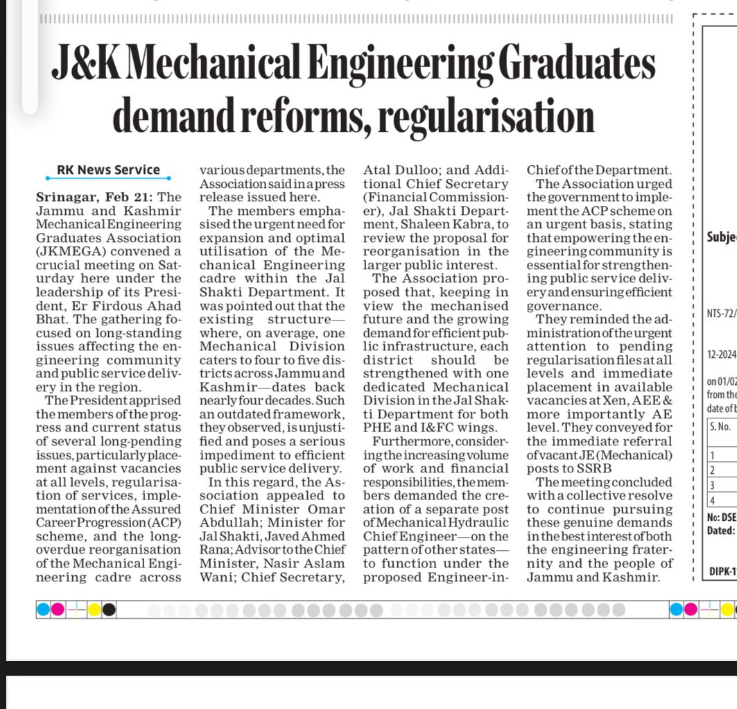 J&K Mechanical Engineering Graduates Association tweet media