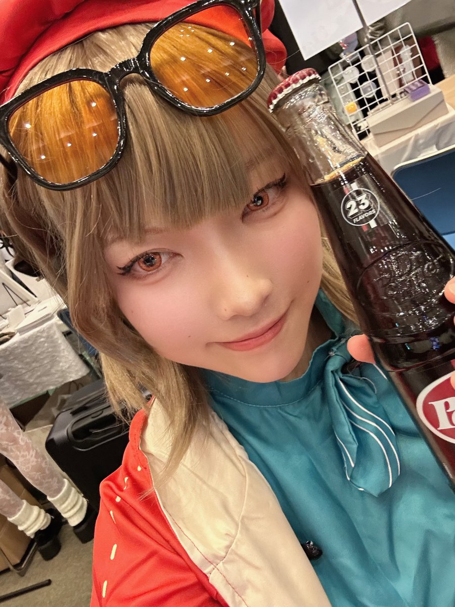 瓶のドクターペッパーを頂きました！！初めて見た！！！