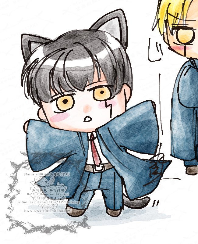 間に合った！ 等身大(？)にゃんにゃんにゃん(2/22)レイマシュ☔️🍄 手