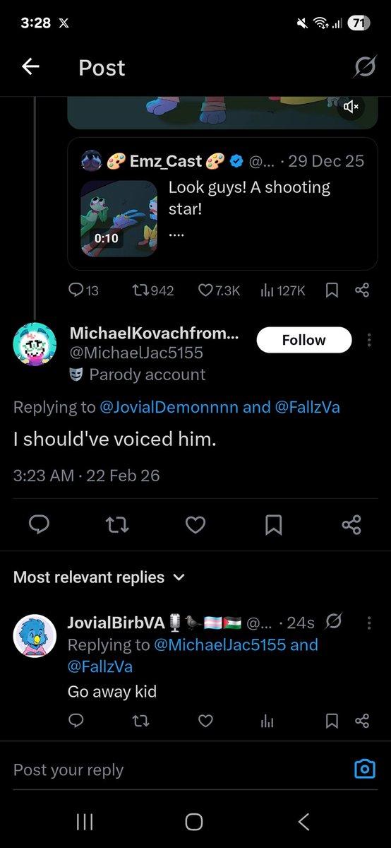 Why am I getting children in my comments grrrrr