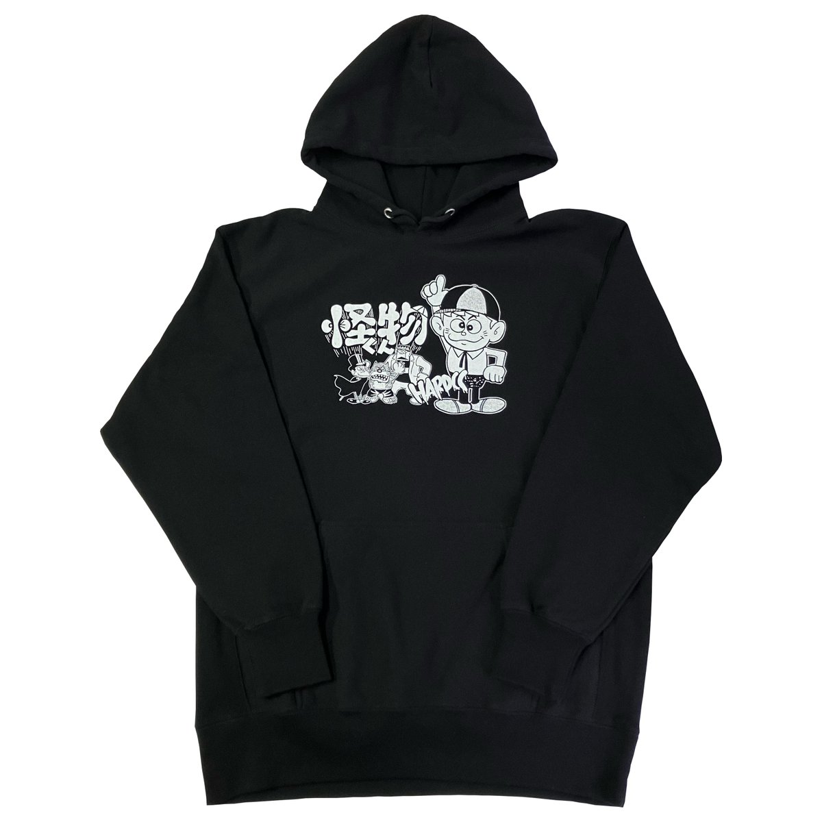 HARDCC's tweet photo. 【2月22日(日)】
🎉本日発売🎉

人間界へやってきた怪物ランドの王子、怪物くん。
ハードコアチョコレート×藤子不二雄(A)で再び実現したコラボは、作品のツーカイさを最大限に活かしたデザインに。

3匹のお供と、さまざまな怪物たちも登場するTシャツは2種類、そして怪子ちゃんがキュートで印象的なロングスリーブ。
ユカイな怪物くんの世界観に浸れるデザインとなっている！
ファンなら全てコンプリートしたい最高のコラボレーションを是非！

怪物くん×ハードコアチョコレート
https://t.co/yImOqs34kK