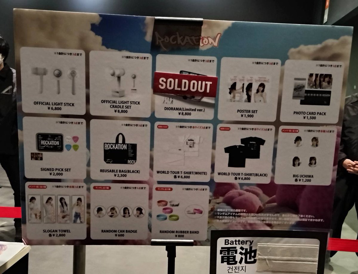 QWER グッズ ROCKATION Diorama Limitトレカ付き SOLD OUT - DIORAMA