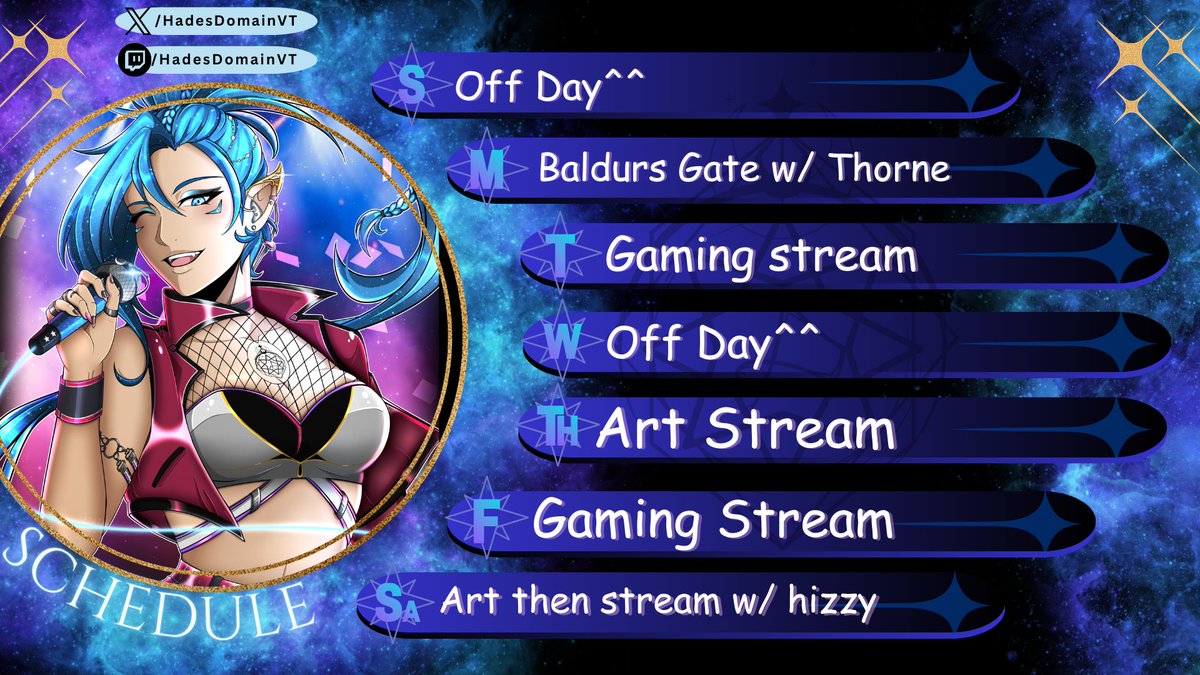 Hades☆💫💙 Celestial Demon Vtuber (DEBUT 4/11) tweet media