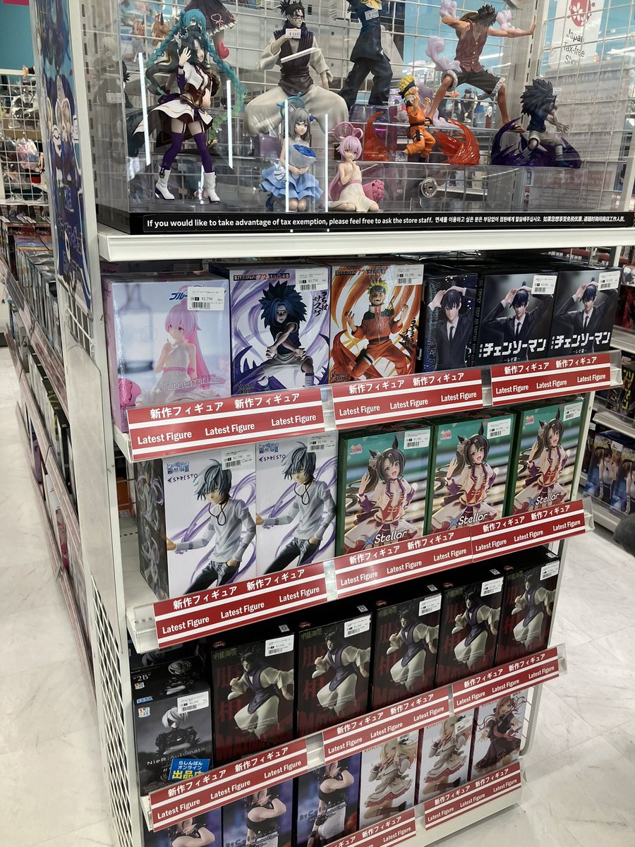 🌟新作プライズフィギュア🌟 当店入口の目の前にどどーんと展開中です