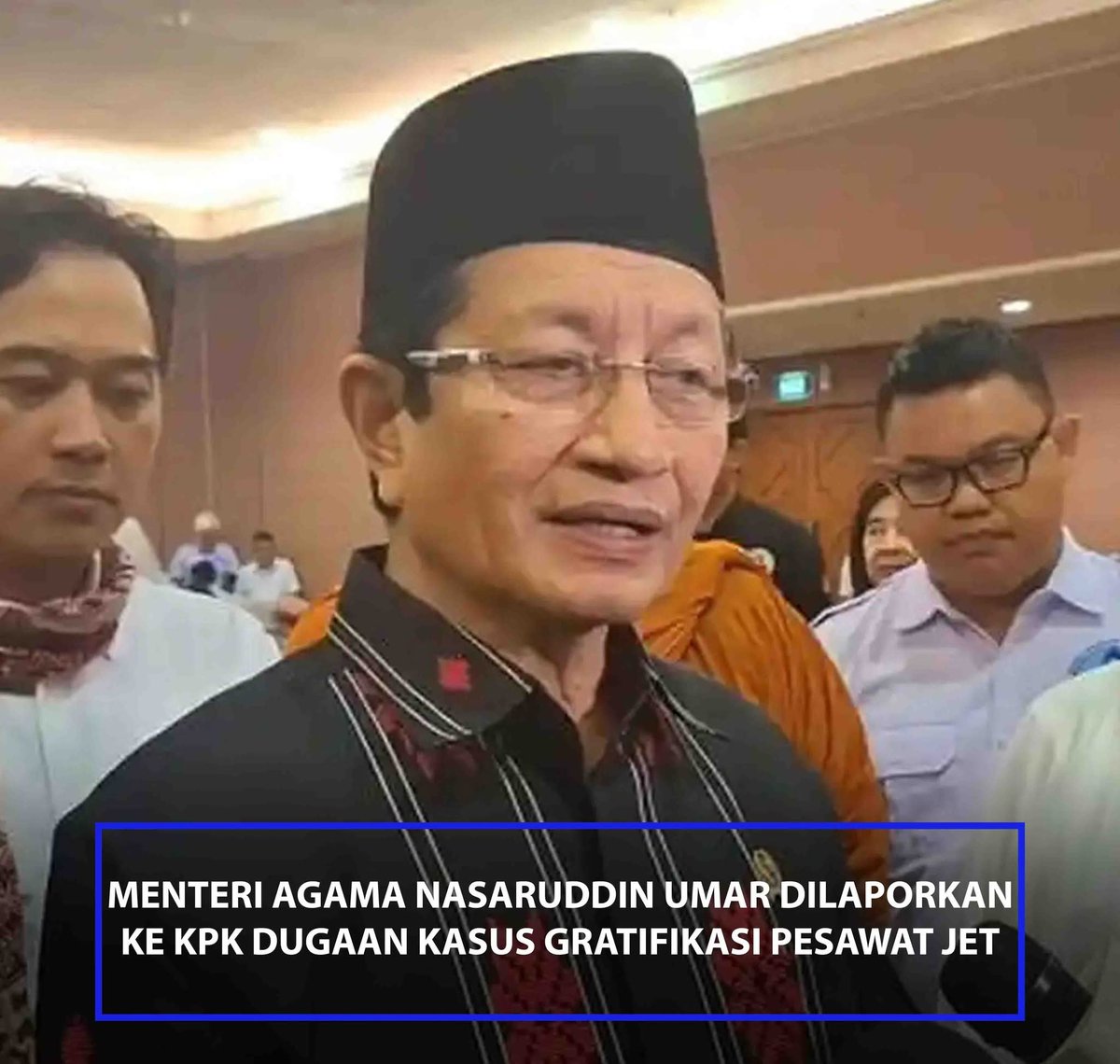 Sejak beliau mencium kepala paus saya sudah tak menganggapnya lagi sebagai seorang muslim.