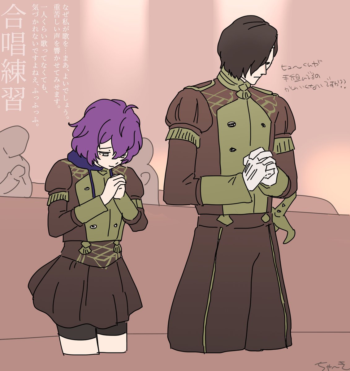 sasakinolettuce's tweet photo. ヒュベル合唱させるの楽しい記録 https://t.co/NGxVjBAxsQ