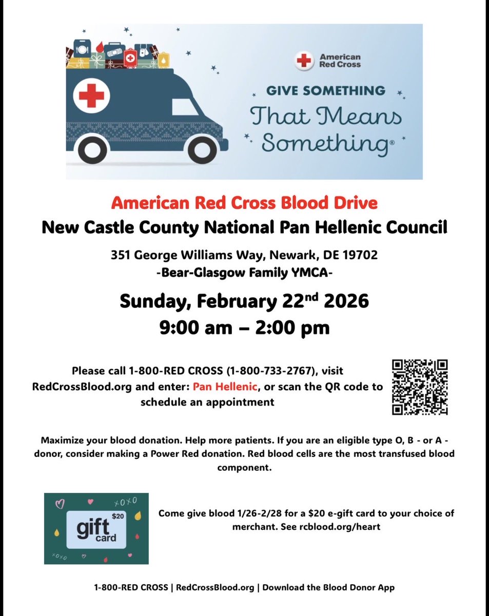 We need three more blood donors to help out with the Sickle Cell #blood drive in Bear, Delaware. Help #savealife . #Delaware #redcross <a href="/delawareonline/">Delaware Online</a> <a href="/DelawareToday/">Delaware Today Magazine</a> <a href="/Delaware_DHSS/">DHSS</a> redcrossblood.org/give.html/driv…