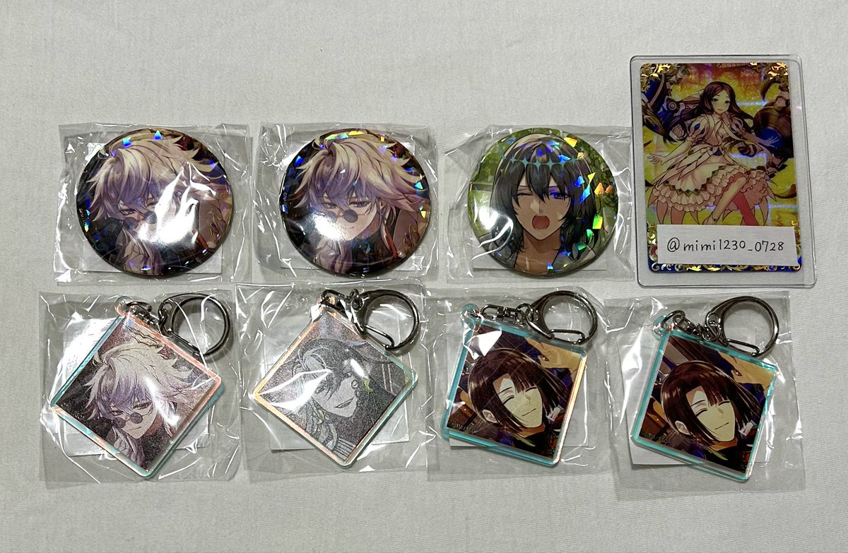 交換】 FGO ホテルカルデア 缶バッジ アクリルキーホルダー プリンス