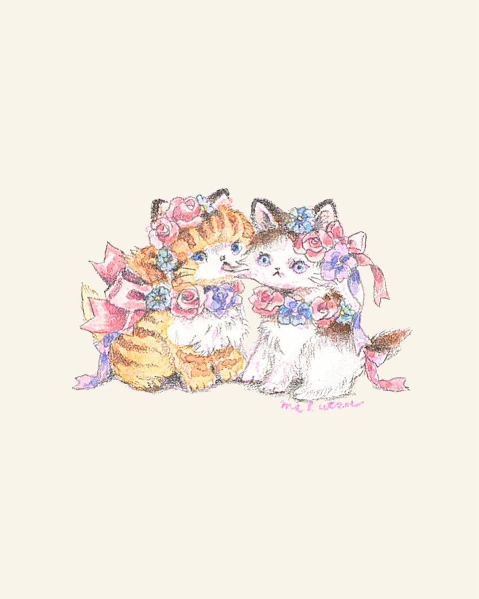 #猫の日 🐈‍⬛🐈‍⬛💐