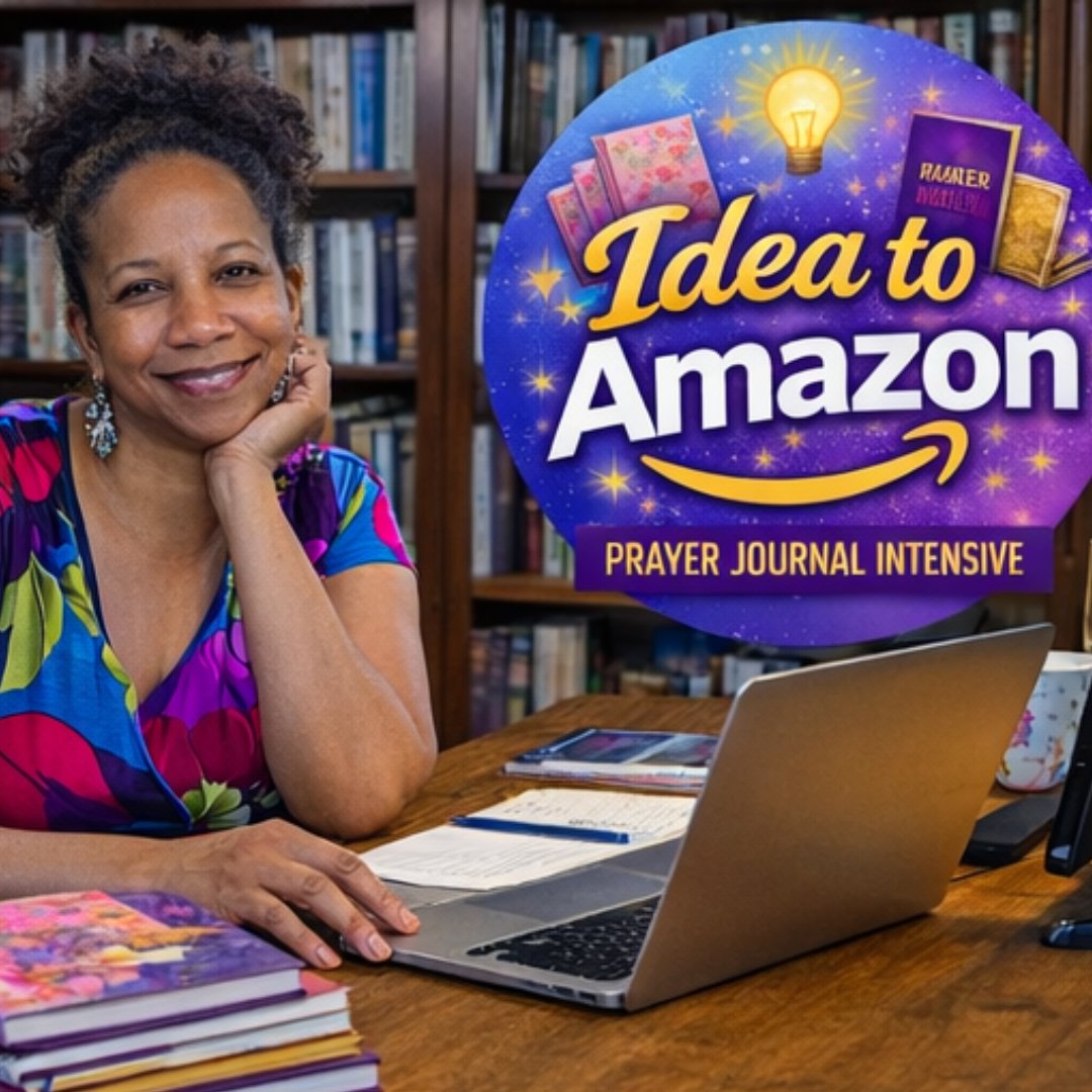 Are you a Christian woman and God has been nudging you to write a prayer journal or devotional?

I created the "Idea to Amazon" Workshop to help you turn your God-inspired idea into a published journal on Amazon.

Learn more: prayer-closet-shop.systeme.io/idea-to-amazon…
#Christianwomen #dailydevotion