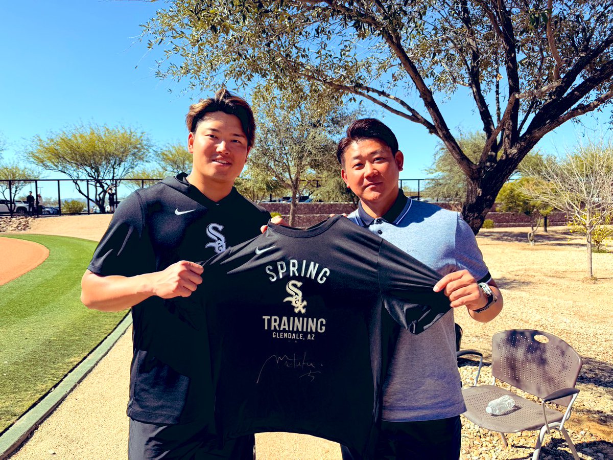 今日はホワイトソックス村上選手の取材に行ってきました⚾️ 若い選手