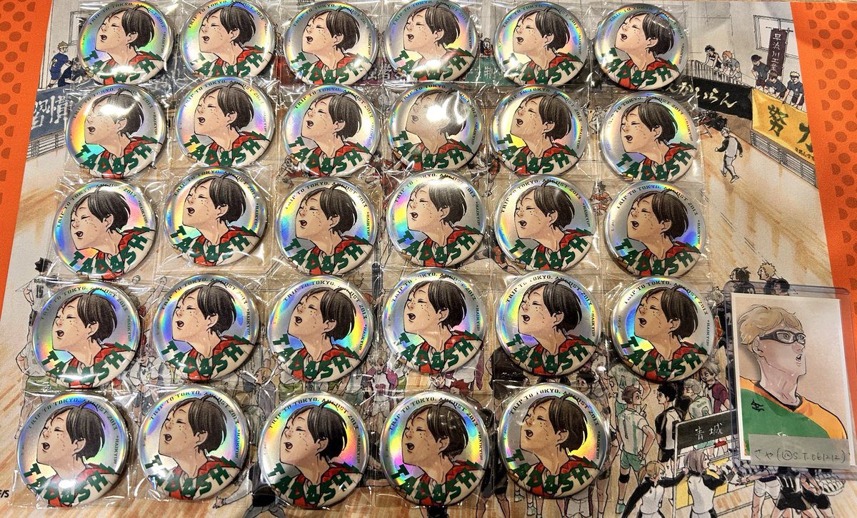 譲渡】 ハイキュー 応募者全員サービス 全サ ジャンプGIGA 缶バッジ