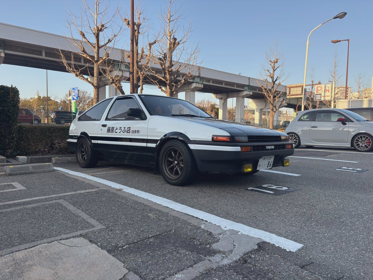 昨日はご縁があって大好きなAE86と🫶 @west_rabbit @takasan4649