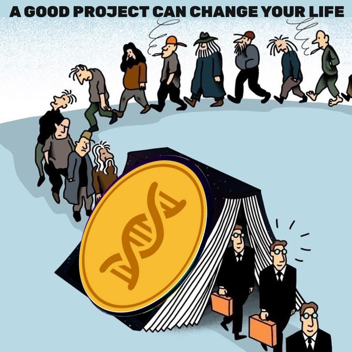 My meme entry
<a href="/PalmerLevar/">DNA TEST TOKEN</a> 
$DNA
#ProofOverPromises #DNAMemeContest