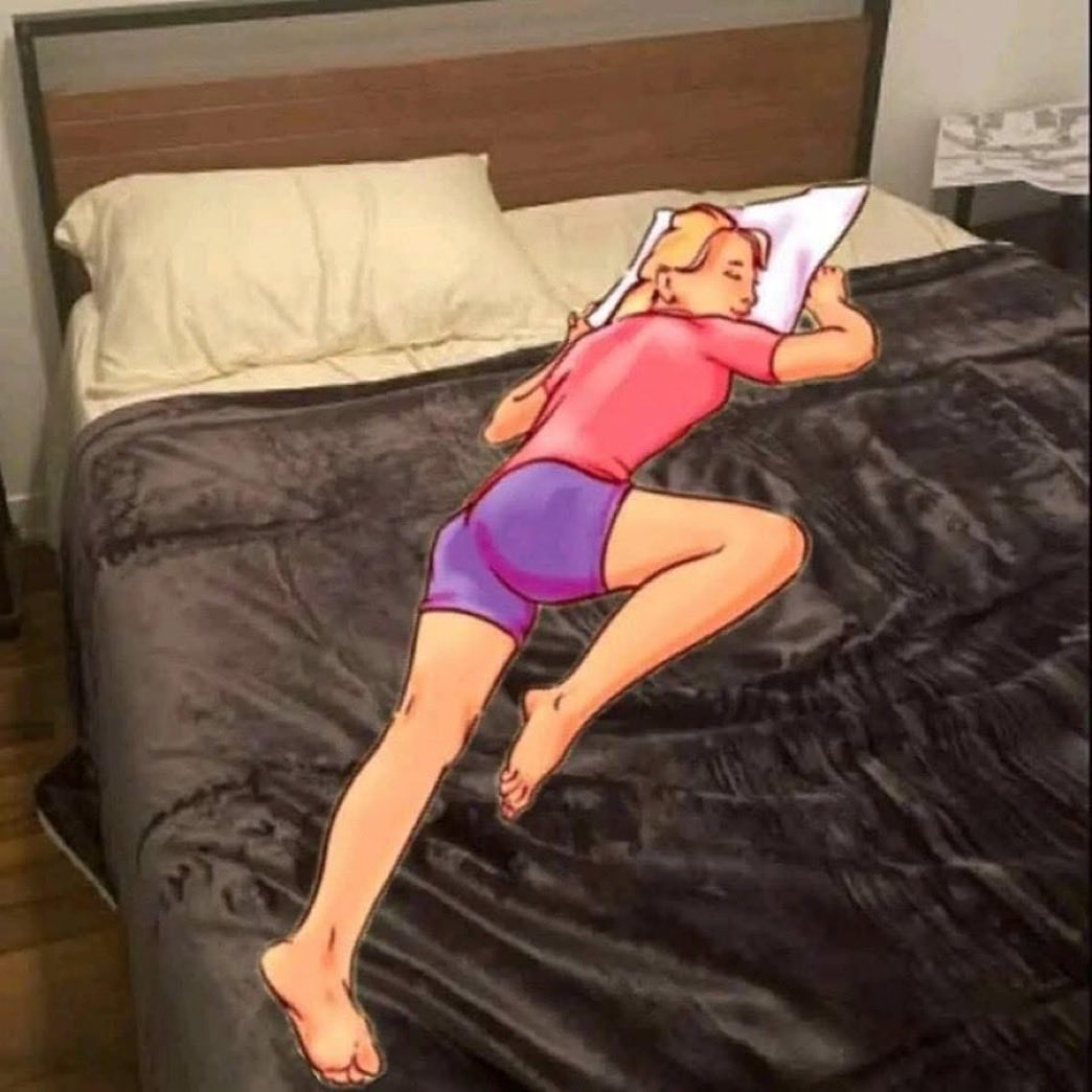Acho que todos podemos concordar que esta é a melhor posição para dormir