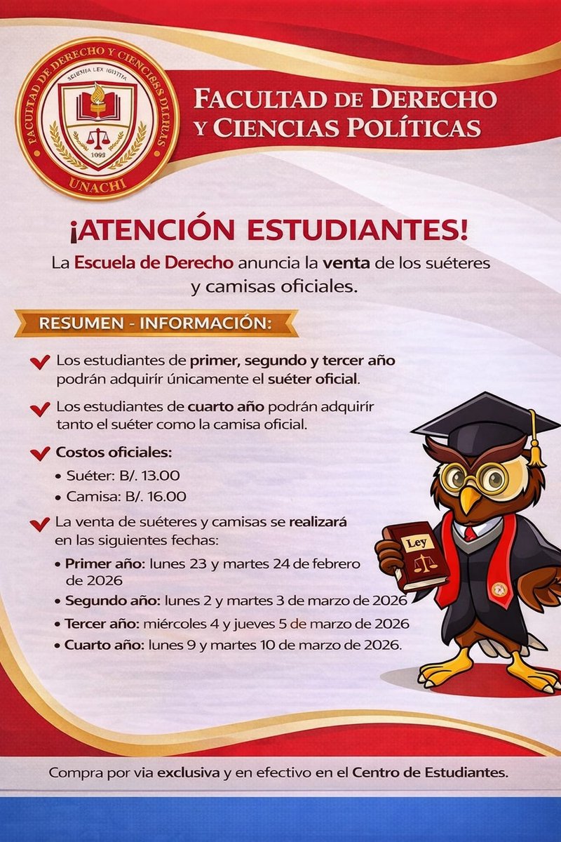 Otro negociado UNACHI <a href="/UNACHIpanama/">UNACHI</a> No era suficiente con cobrar 5 dólares semestrales (coima) incluyendo verano (hasta virtuales) por seguro accidentes cuando la Univ. De Panamá cobra poco más de 2.00 dólares. Quien le pondrá un alto a esta gente.  <a href="/AlvaroAlvaradoC/">Alvaro Alvarado - Noticias 180 Minutos/ Sin Rodeos</a>  <a href="/asambleapa/">Asamblea Nacional</a>