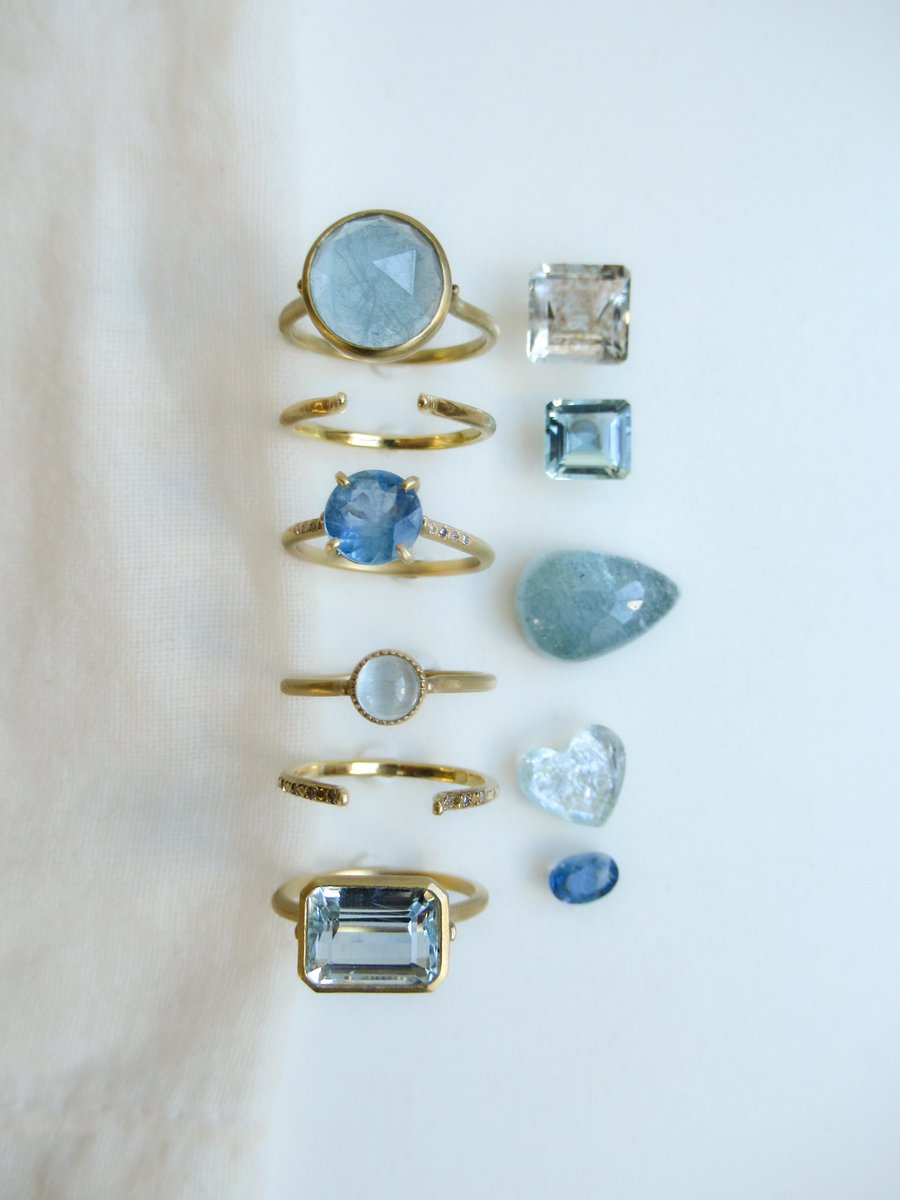 MONAKA jewellery osaka 大阪店にて昨日2月21日(土)からアクアマリン