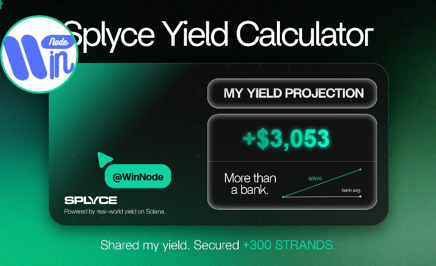 Just tested the real-world yield calculator from <a href="/SplyceFi/">Splyce Finance</a>.

My numbers came out +2,928.23% higher than leaving it in a bank.

Check yours: solana.splyce.finance/calculator?ref…