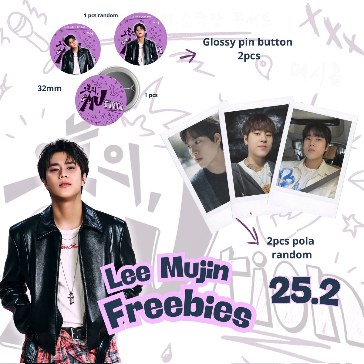 cheeshooniee's tweet photo. Lee Mujin freebies๐ฆ/~~
Aku salah cetak ukuran pin nya huhu (tdinya mau dijual satuan๐
), jadi aku ada buat freebies sekitar 5 stock, buat Limo yg mau klaim boleh bgt yaa๐
๐ Dom Bekasi
๐ธ price 7k shopee
๐https://t.co/oWod8bf0RZ
#leemujin #emution #leemujinservice #FREEBIES https://t.co/MHB2jdhJrM