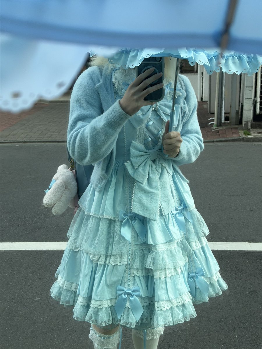 今日はAngelic PrettyさんのRomantic Ribbonジャンパースカート初披露