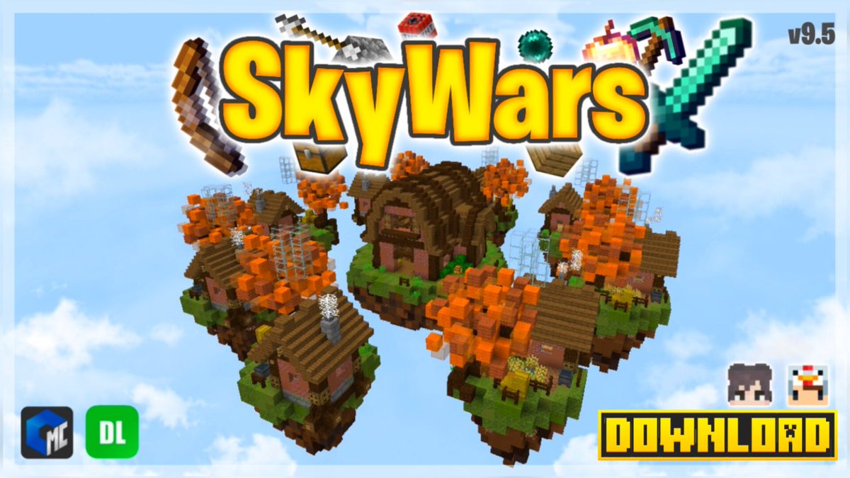 ¡Nueva Actualización de Mapa! SKYWARS V9.5 (14 MAPS) (MAP)
Creado por: iTzAaronMC
Descarga disponible en: cubitosmc.com/2023/11/skywar…