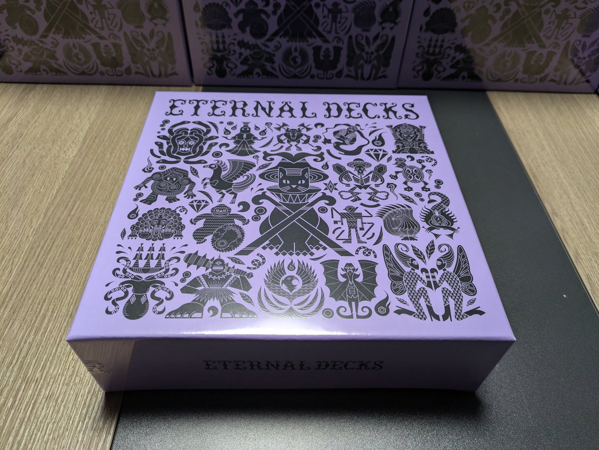 AmuriStudio's tweet image. 「Eternal Decks」が入荷しました。ご興味のある方はご連絡ください。

We have just received copies of "Eternal Decks". Anybody interested in a copy please let us know. 

#eternaldecks #boardgame #cardgame #ボードゲーム　＃ボドゲ