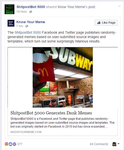 ShitpostBot 5000 tweet media