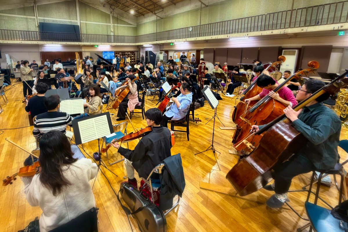 Rehearsals.
See you in Yokohama tomorrow night!! 🎶🎼🎻🎺
#StrandsOfHarmony #DeathStranding #DeathStranding2 #TokyoPhilhamonicOrchestra
<a href="/KojiPro2015/">KOJIMA PRODUCTIONS</a> <a href="/Kojima_Hideo/">小島秀夫</a>