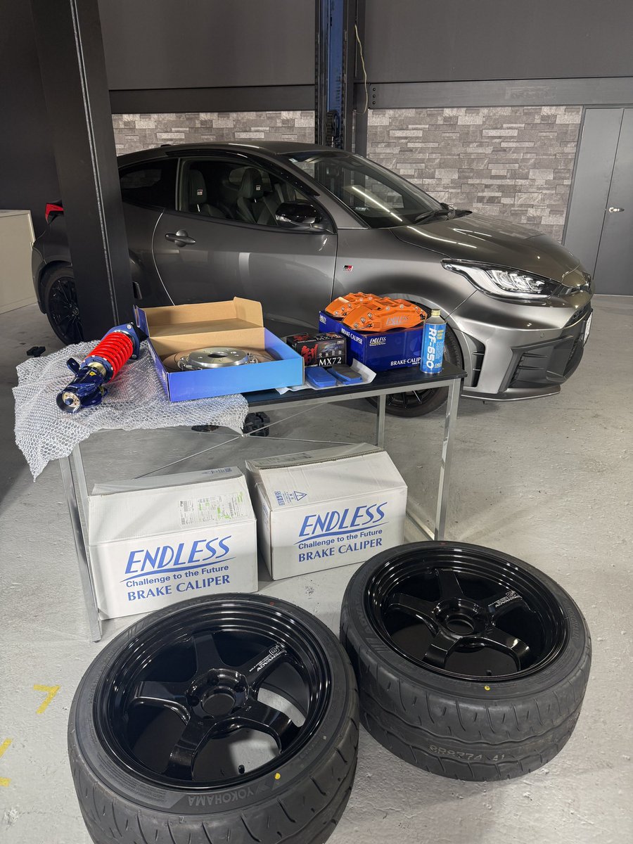 始まります😎 @yokohamawheel @YokohamaRubber @Yokohama_sport