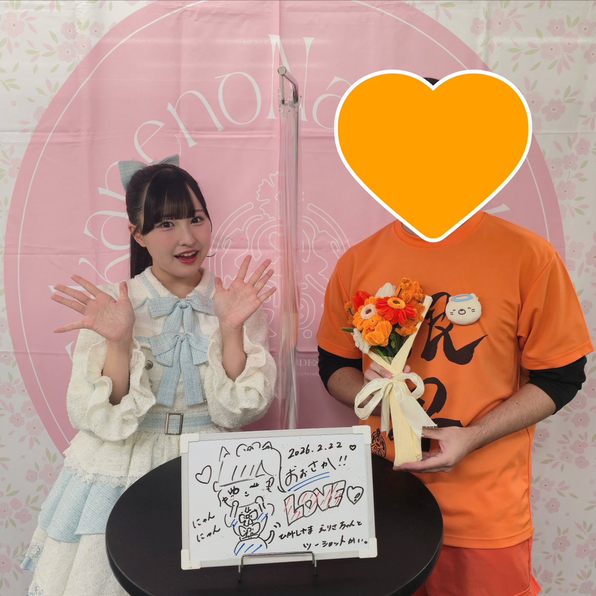 ツアー大阪2S撮影会📸 #えりさーち ツアータイトルにちなんでブーケ