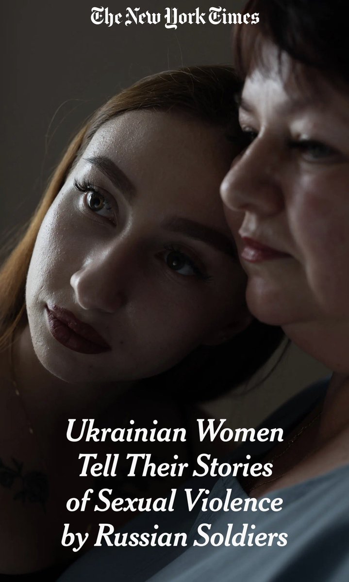 JohannaNyman5's tweet image. Russian soldiers have systematically subjected Ukrainian women and girls to sexual violence – brutal assaults that leave deep physical and emotional scars. 

Some women have been forced into sexual submission in front of entire Russian troops. The true scale is far higher than
