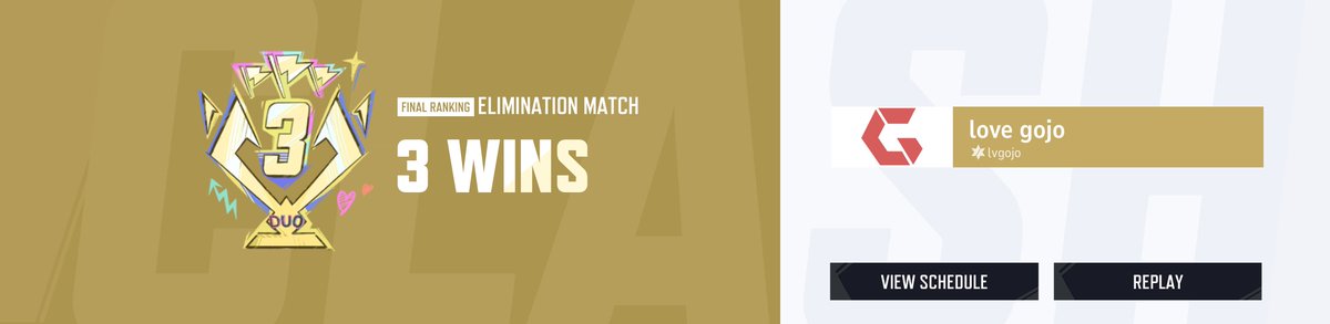 3-0 in the duo tourney yay free unitsss