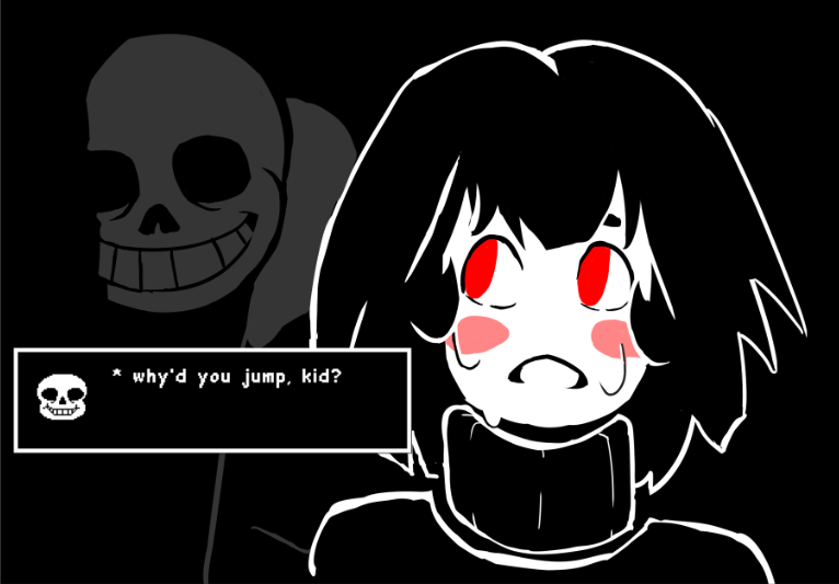 why'd you jump?
#UTDR #undertaleFanart #fanart