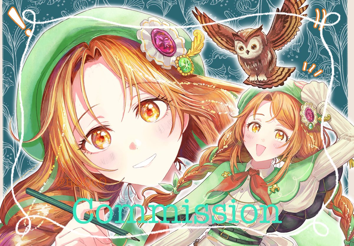 Thanks 🦉🧡
 #Skeb #Commission #commissionart