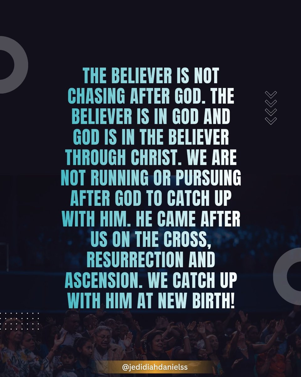 Jedidiah_FD2's tweet photo. Stop running after or chasing after God. He's not running away from youπ€
#Godchasers
#Godseekers
#dteachingpriest
#bfdtribe https://t.co/cB2xCoYyJU