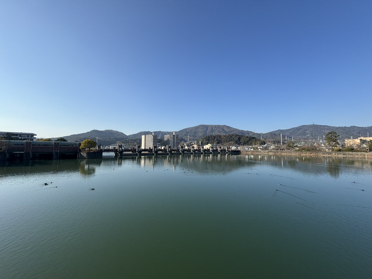 2026年2月22日 (日) 6時の琵琶湖水位 -53cm. 現在の瀬田川洗堰放流量