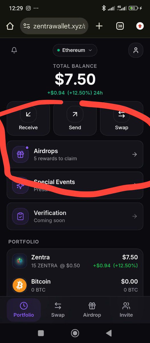 Earn free $5-$15 instantly from this Airdrop 

zentrawallet.xyz/auth/sign-up?r…

You can swap it to usdt 
And send in feature in 4 days after presale