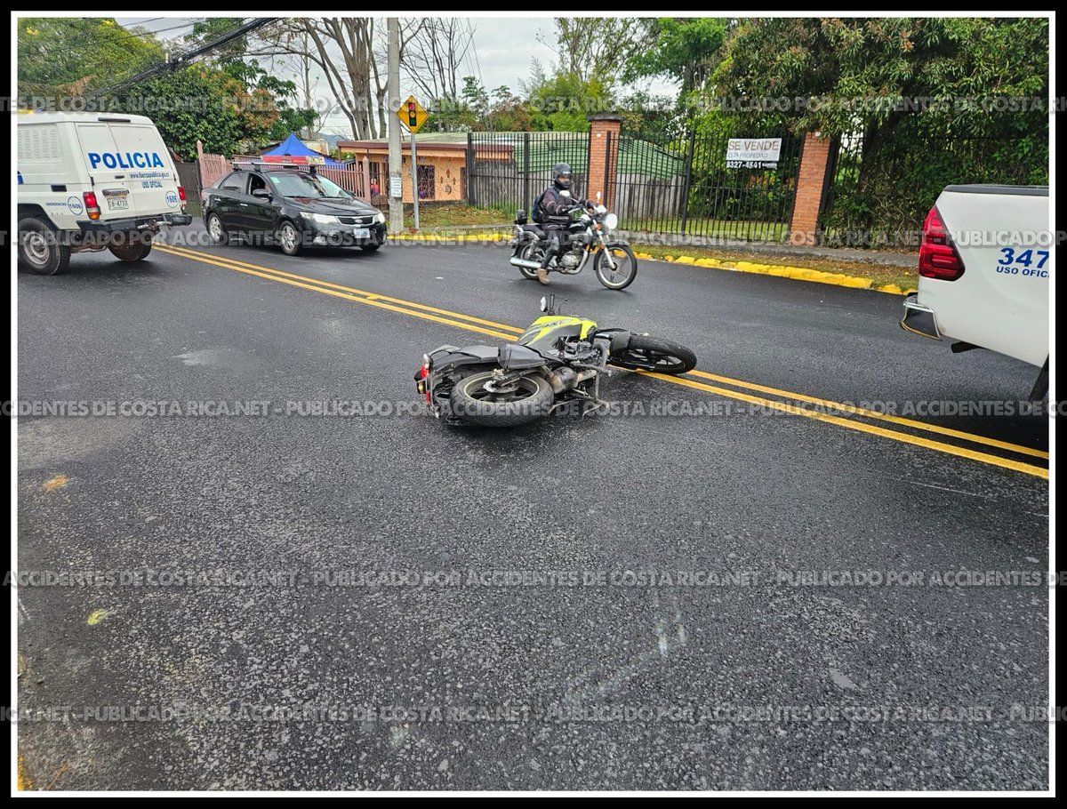 Una persona fallece tras colisión entre dos motocicletas en Sabanilla de Montes de Oca.

👉👉accidentesdecostarica.net/una-persona-fa…