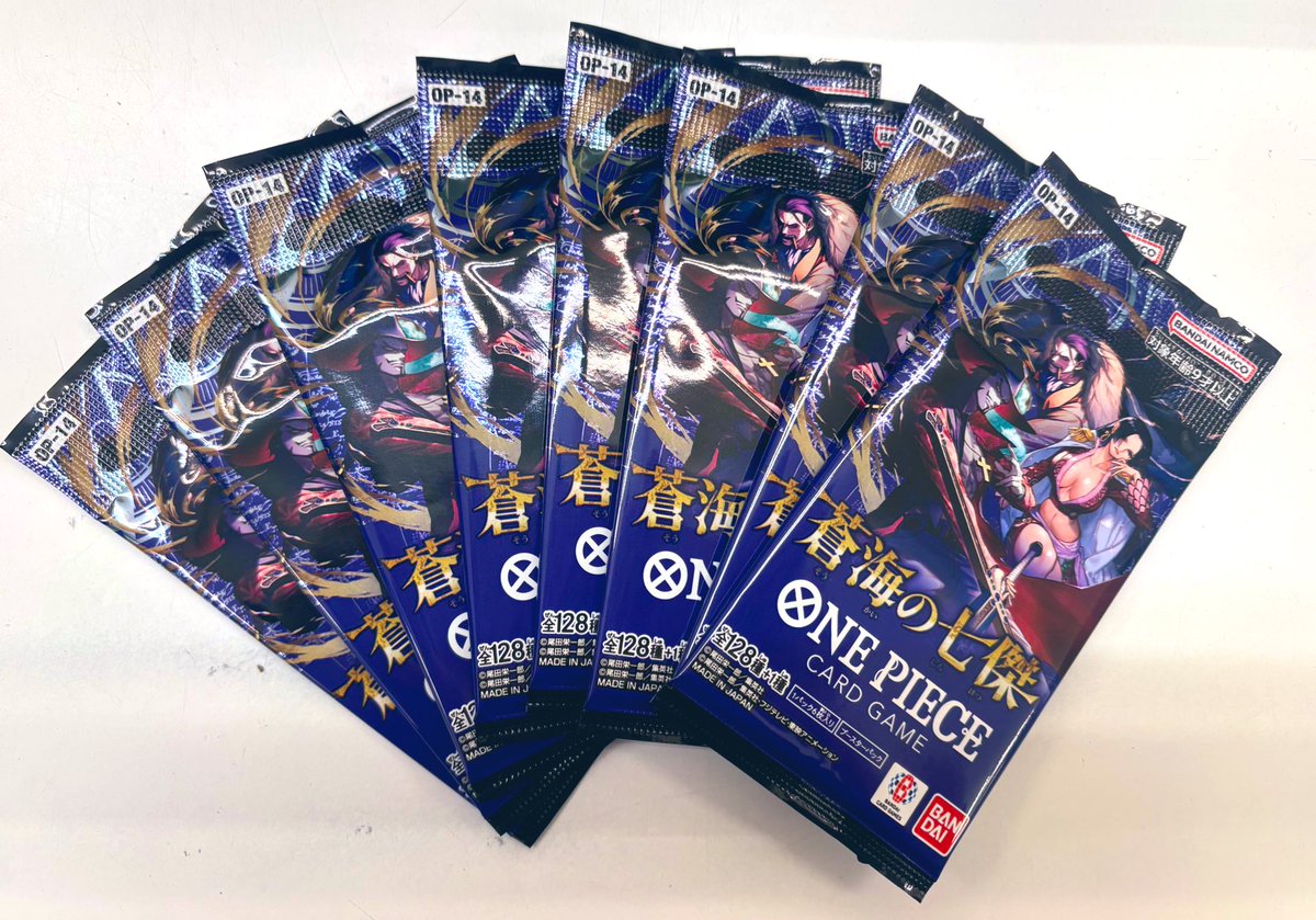 ☝🏻 ͗ ͗おひとりさま12パックまで #ワンピースカード ▷蒼海の七傑