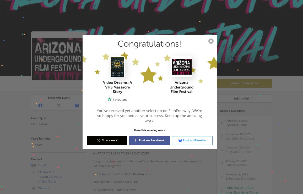 VHS Massacre tweet media