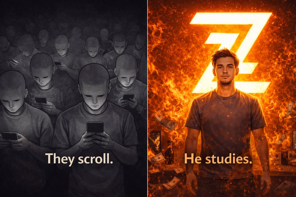 Kingsman7719070's tweet image. Most people scroll for dopamine.
A few study for dominance.
The difference compounds.
@Zetarium_ $ZET #Zetarium