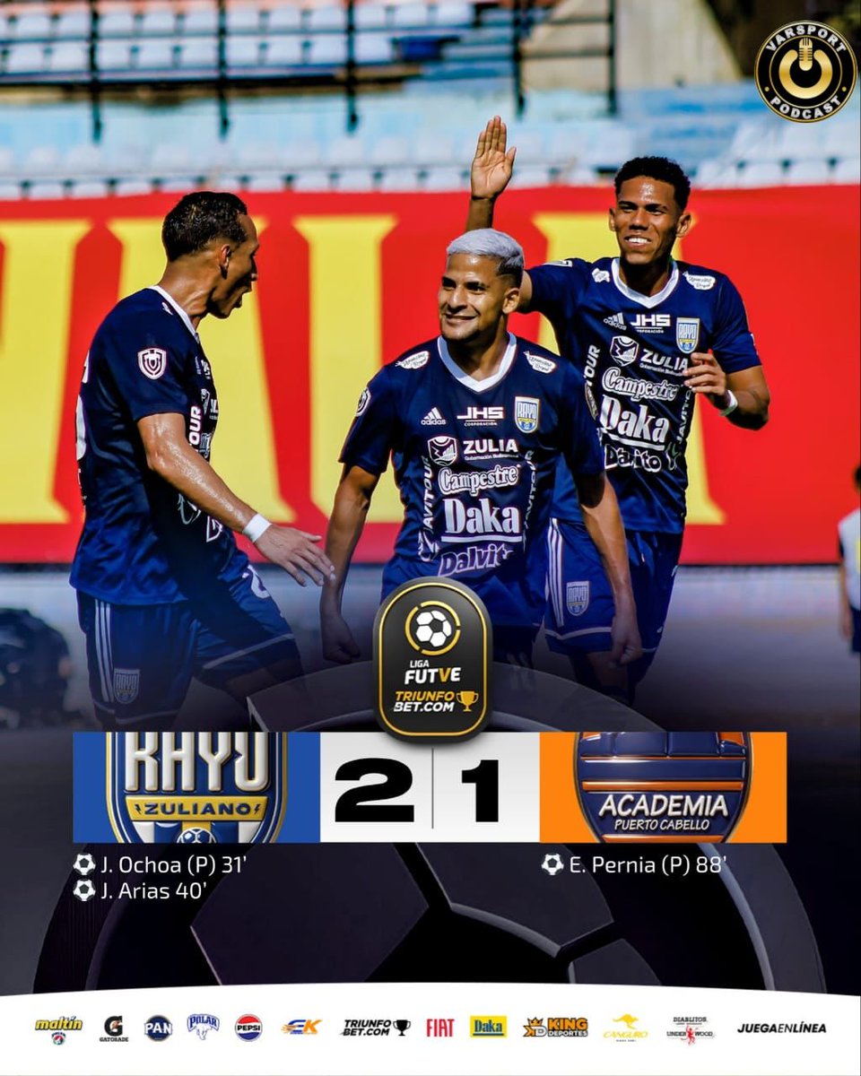 #LigaFUTVE #TorneoApertura2026 Jornada 4

Empate a un gol entre Metropolitanos y Carabobo 

Rayo Zuliano sorprende a la Academia Puerto Cabello al venderlos y lograr la tercera victoria al hilo 

Mal comienzo para la Academia Puerto Cabello