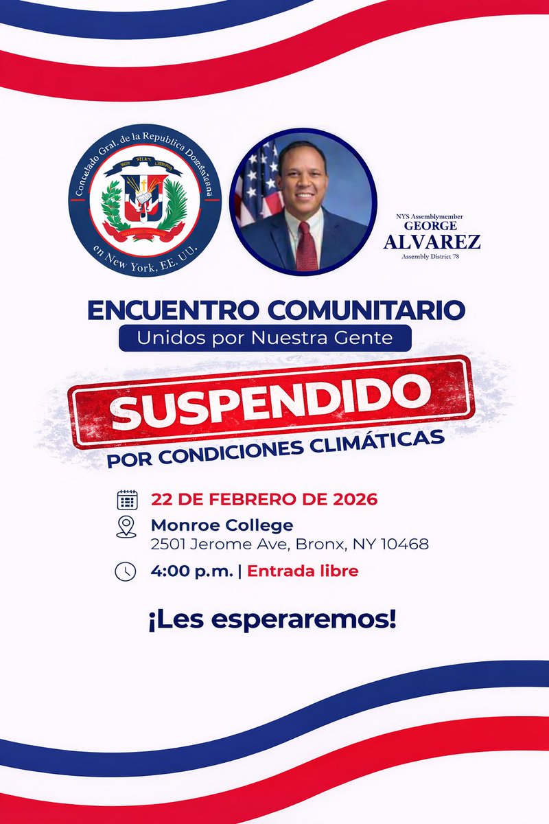 ❄️ Aviso Importante ❄️
Debido al clima previsto mañana, nos vemos obligados a suspender la actividad programada. Lamentamos los inconvenientes, pero la seguridad de nuestra comunidad es la prioridad.