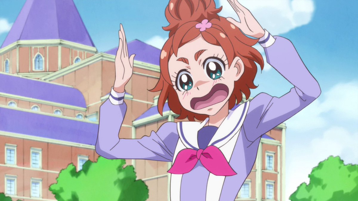 ゴウエモンさんのびっくりポーズ、はるはると同じだ！ 今回の作監はもしや…　>RT　#precure