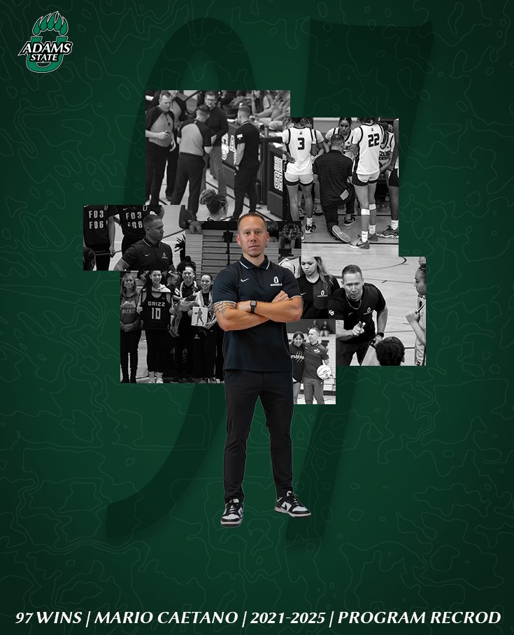 ASUGrizzlies's tweet photo. A legacy written in wins for Mario Caetano! 

97 and counting

#GoGrizzGo https://t.co/IiYiZHn3M9